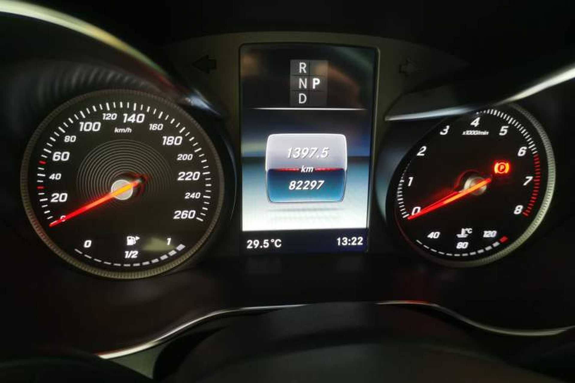 Used Mercedes-Benz GLC 2016 GLC 200 4MATIC Odometer Close Up