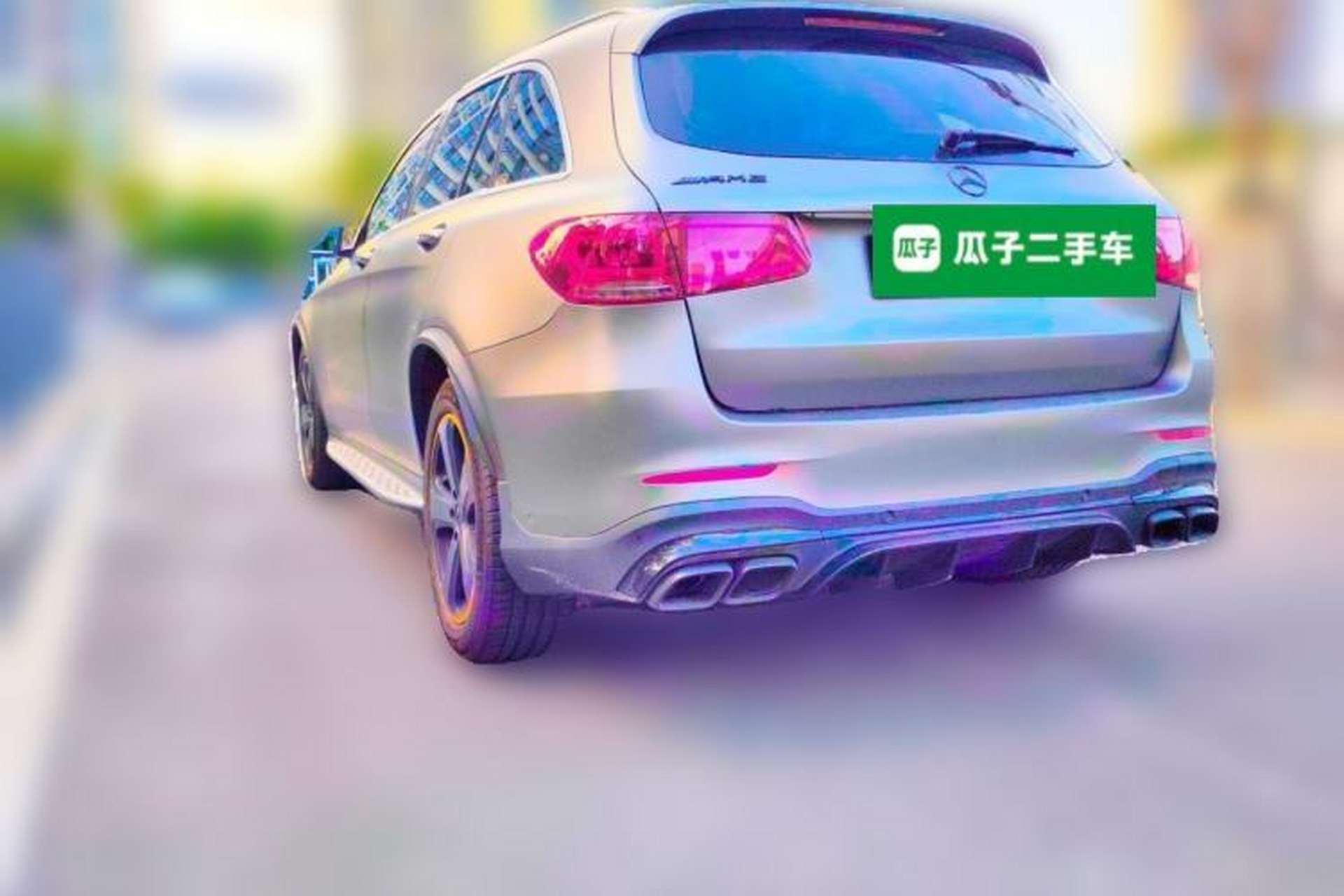 Used Mercedes-Benz GLC 2016 GLC 300 4MATIC Dynamic Model Rear Left 45 Deg