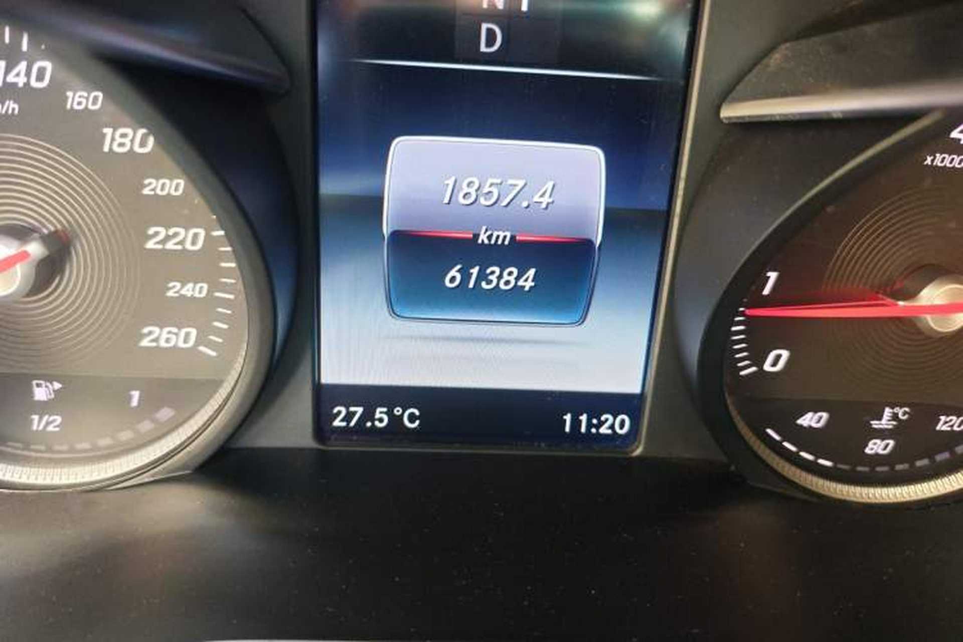 Used Mercedes-Benz GLC 2017 GLC 300 4MATIC Sport Edition Odometer Close Up