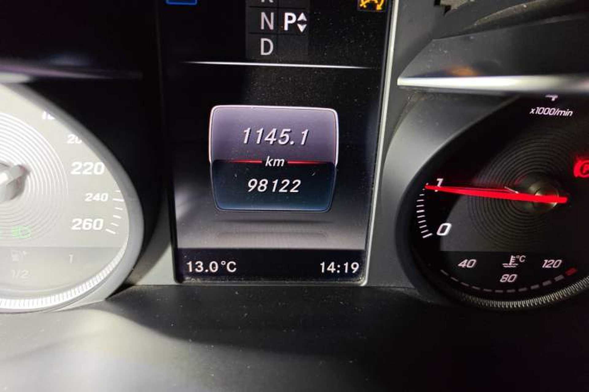 Used Mercedes-Benz GLC 2017 GLC 200 4MATIC Odometer Close Up