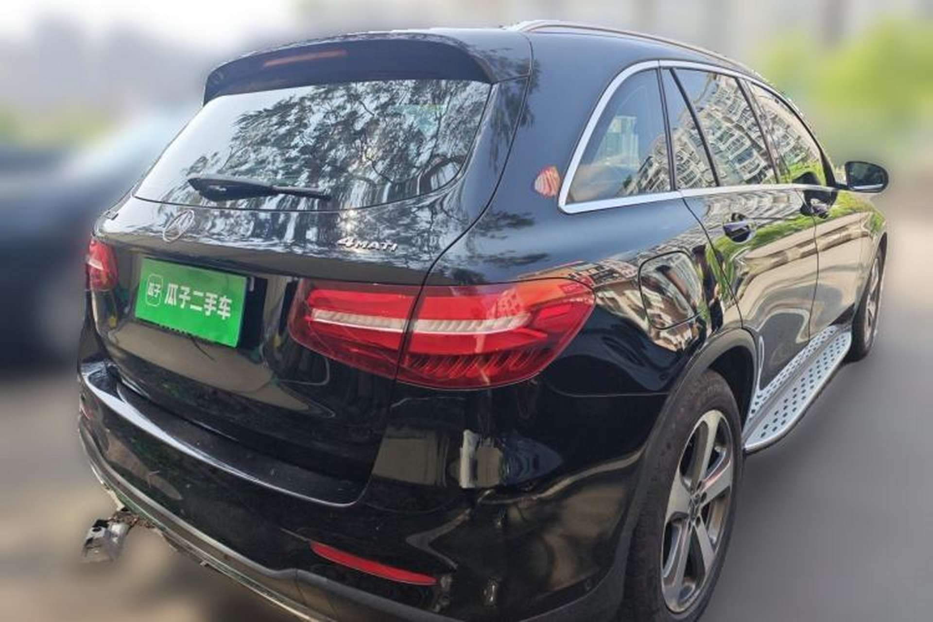 Used Mercedes-Benz GLC 2017 GLC 300 4MATIC Sport Edition Rear Right 45 Deg