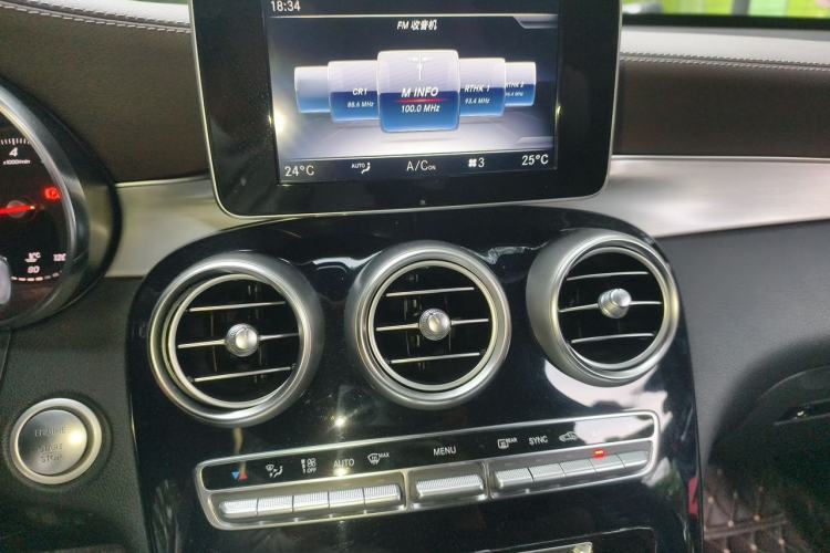 Used Mercedes-Benz GLC 2017 GLC 200 4MATIC Audio And AC Panel