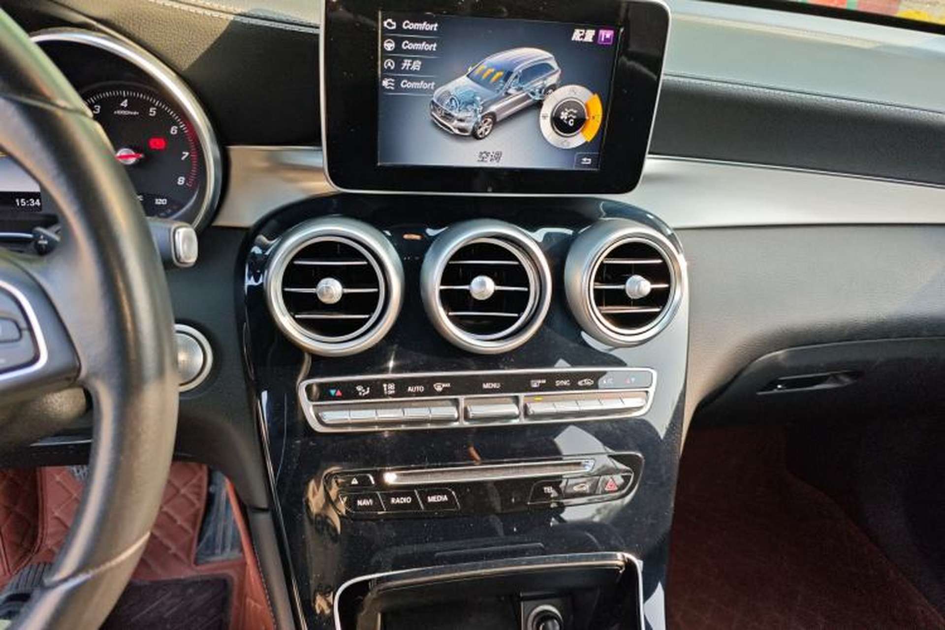 Used Mercedes-Benz GLC 2017 GLC 200 4MATIC Audio And AC Panel