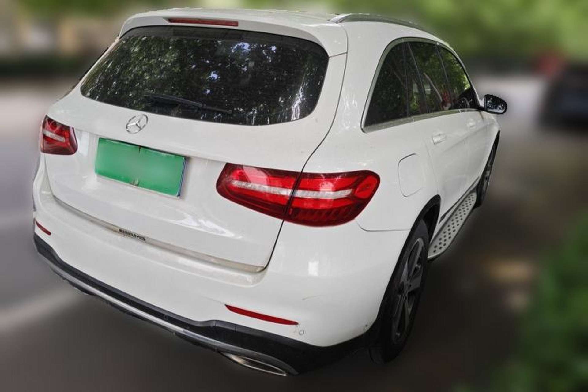 Used Mercedes-Benz GLC 2017 GLC 300 4MATIC Sport Edition Rear Right 45 Deg