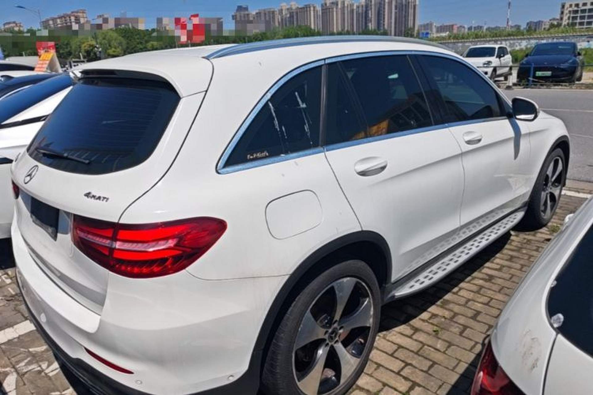 Used Mercedes-Benz GLC 2017 GLC 300 4MATIC Sport Edition Rear Right 45 Deg