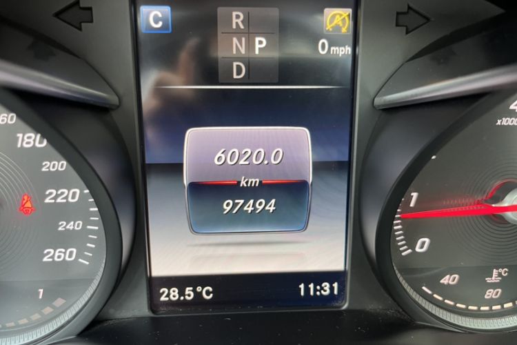 Used Mercedes-Benz GLC 2018 Facelifted GLC 260 4MATIC Dynamic Edition Odometer Close Up