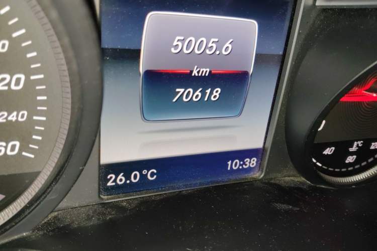 Used Mercedes-Benz GLC 2018 GLC 260 4MATIC Dynamic Edition Odometer Close Up