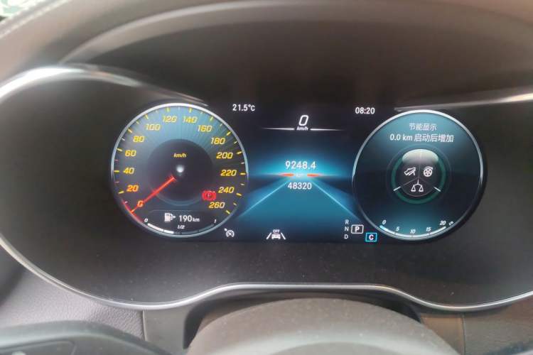 Used Mercedes-Benz GLC 2020 Facelift GLC 300 L 4MATIC Dynamic Edition Odometer Close Up