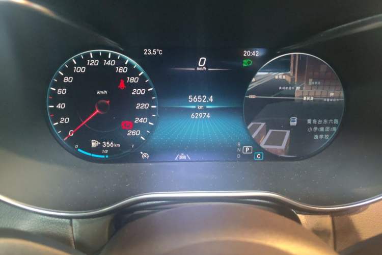 Used Mercedes-Benz GLC 2020 Facelift GLC 300 L 4MATIC Dynamic Edition Odometer Close Up