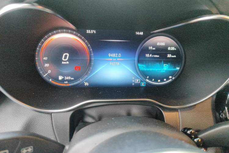 Used Mercedes-Benz GLC 2020 Facelifted GLC 260 L 4MATIC Dynamic Edition Odometer Close Up