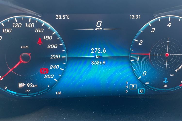Used Mercedes-Benz GLC 2020 Facelift GLC 260 L 4MATIC Luxury Edition Odometer Close Up
