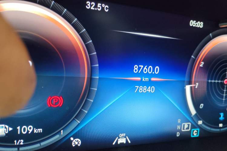 Used Mercedes-Benz GLC 2020 Facelift GLC 300 L 4MATIC Dynamic Edition Odometer Close Up