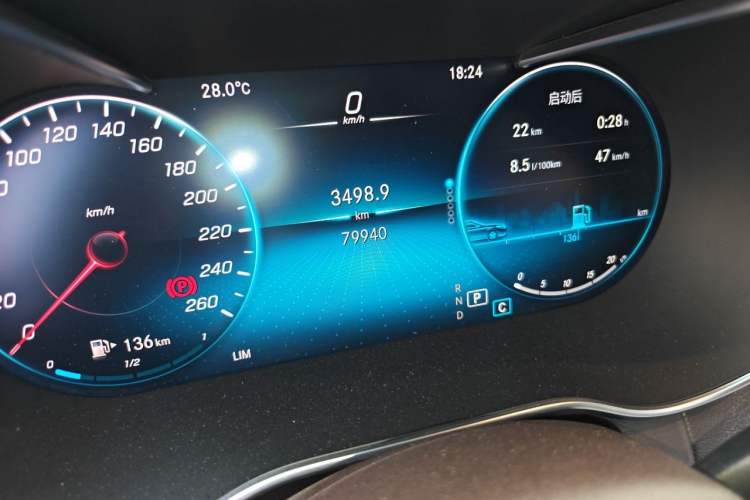 Used Mercedes-Benz GLC 2020 Facelifted GLC 260 L 4MATIC Dynamic Edition Odometer Close Up