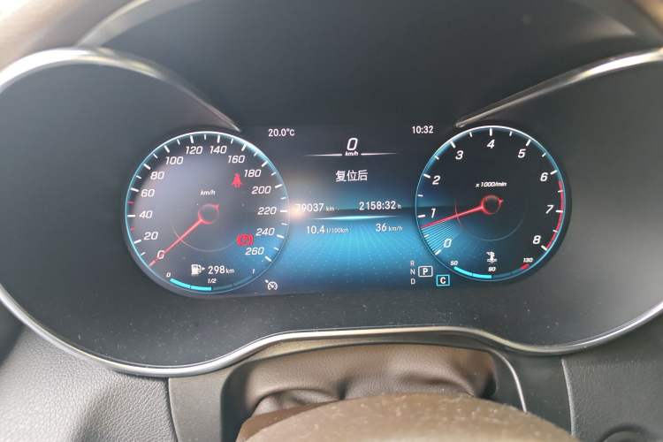 Used Mercedes-Benz GLC 2020 Facelifted GLC 260 L 4MATIC Dynamic Edition Odometer Close Up