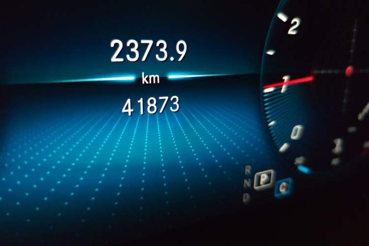 Used Mercedes-Benz GLC 2020 GLC 260 L 4MATIC Luxury Model Odometer Close Up