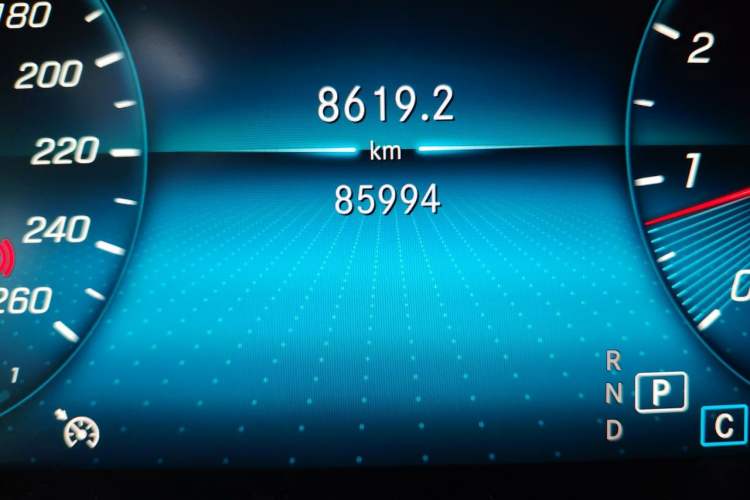 Used Mercedes-Benz GLC 2020 GLC 260 L 4MATIC Luxury Model Odometer Close Up