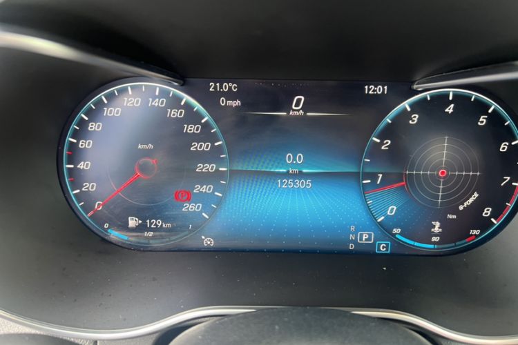 Used Mercedes-Benz GLC 2020 Facelift GLC 260 L 4MATIC Luxury Edition Odometer Close Up