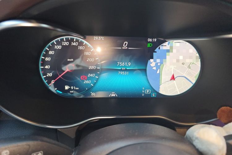 Used Mercedes-Benz GLC 2020 Facelift GLC 300 L 4MATIC Dynamic Edition Odometer Close Up