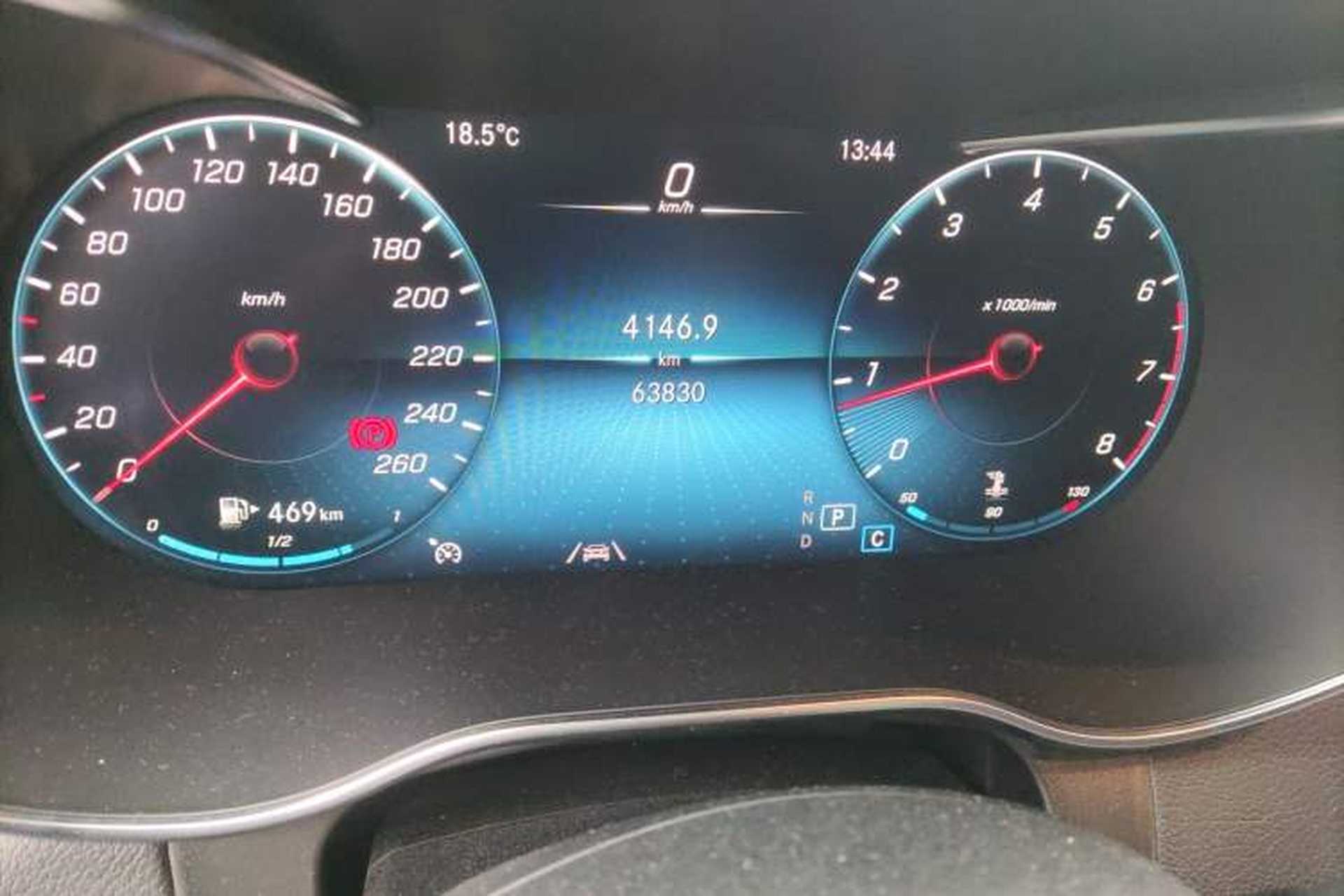 Used Mercedes-Benz GLC 2020 Facelift GLC 300 L 4MATIC Dynamic Edition Odometer Close Up