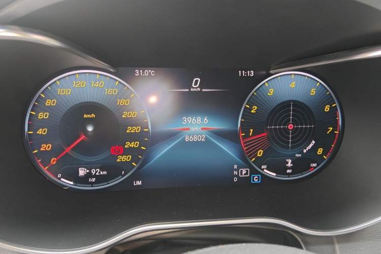 Used Mercedes-Benz GLC 2020 Facelift GLC 260 L 4MATIC Luxury Edition Odometer Close Up
