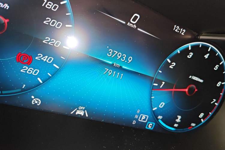 Used Mercedes-Benz GLC 2020 Facelift GLC 300 L 4MATIC Dynamic Edition Odometer Close Up