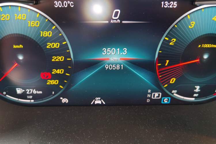 Used Mercedes-Benz GLC 2020 Facelift GLC 300 L 4MATIC Dynamic Edition Odometer Close Up