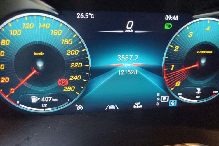 Used Mercedes-Benz GLC 2020 Facelift GLC 300 L 4MATIC Dynamic Edition Odometer Close Up