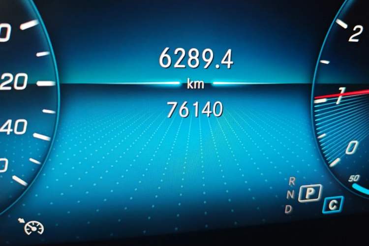 Used Mercedes-Benz GLC 2020 GLC 260 L 4MATIC Luxury Model Odometer Close Up