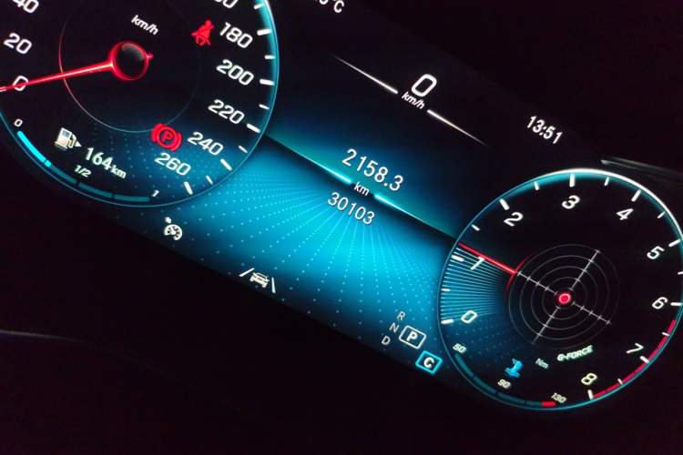 Used Mercedes-Benz GLC 2020 Facelifted GLC 300 L 4MATIC Luxury Edition Odometer Close Up