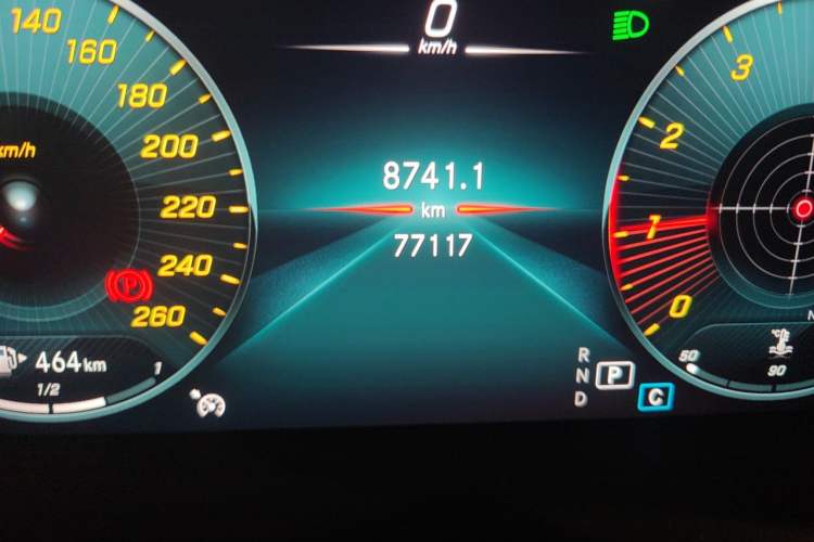 Used Mercedes-Benz GLC 2020 Facelifted GLC 260 L 4MATIC Dynamic Edition Odometer Close Up
