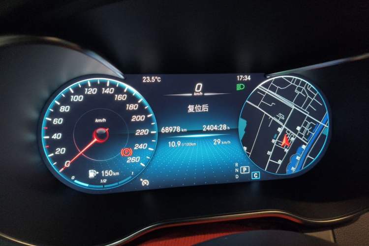 Used Mercedes-Benz GLC 2020 GLC 260 L 4MATIC Luxury Model Instrument Cluster
