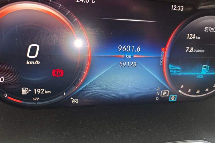 Used Mercedes-Benz GLC 2020 Facelifted GLC 260 L 4MATIC Dynamic Edition Odometer Close Up