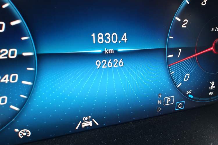 Used Mercedes-Benz GLC 2020 Facelift GLC 300 L 4MATIC Dynamic Edition Odometer Close Up