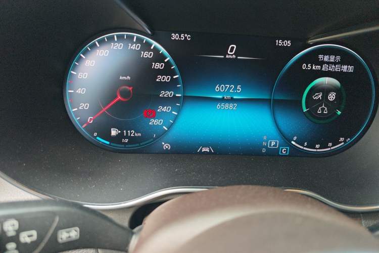Used Mercedes-Benz GLC 2020 Facelift GLC 300 L 4MATIC Dynamic Edition Odometer Close Up