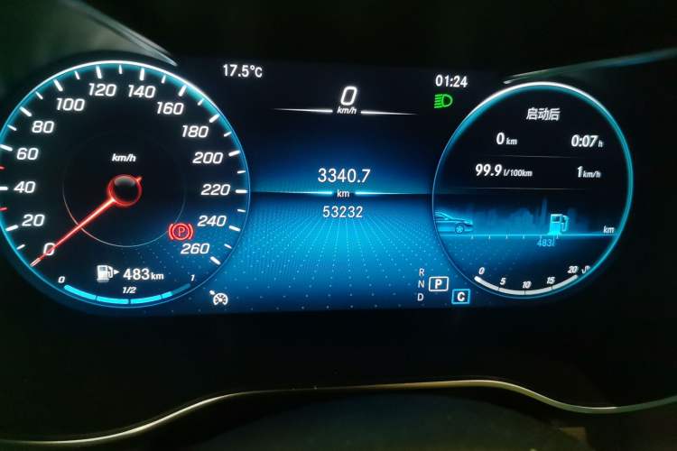 Used Mercedes-Benz GLC 2020 Facelifted GLC 260 L 4MATIC Dynamic Edition Odometer Close Up