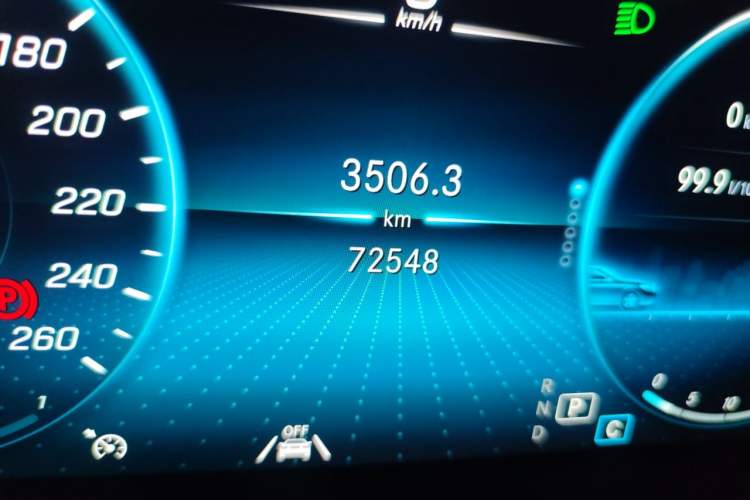 Used Mercedes-Benz GLC 2020 Facelift GLC 300 L 4MATIC Dynamic Edition Odometer Close Up