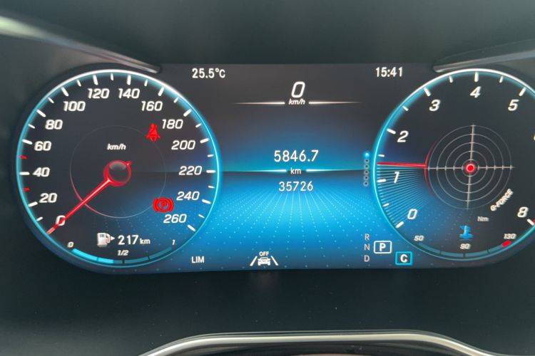 Used Mercedes-Benz GLC 2020 Facelifted GLC 300 L 4MATIC AMG-Line Odometer Close Up