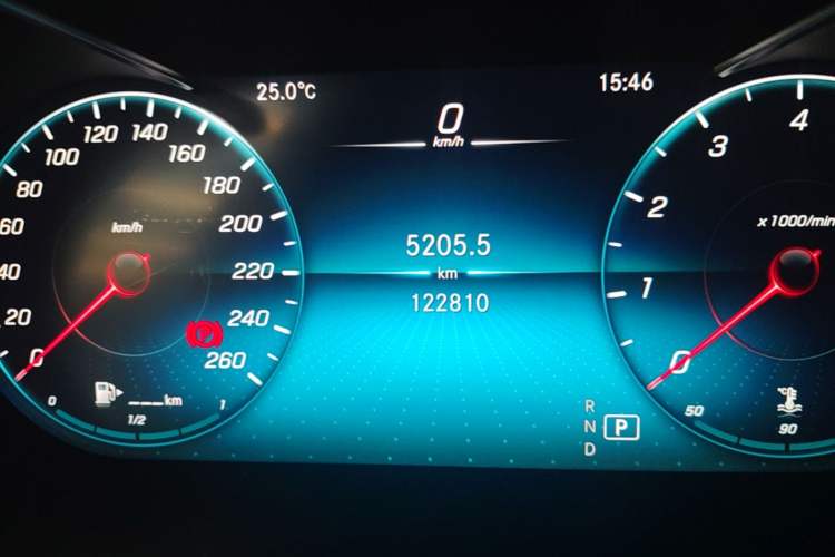 Used Mercedes-Benz GLC 2020 Facelift GLC 300 L 4MATIC Dynamic Edition Odometer Close Up