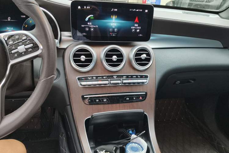 Used Mercedes-Benz GLC 2021 GLC 300 L 4MATIC Dynamic Model Audio And AC Panel