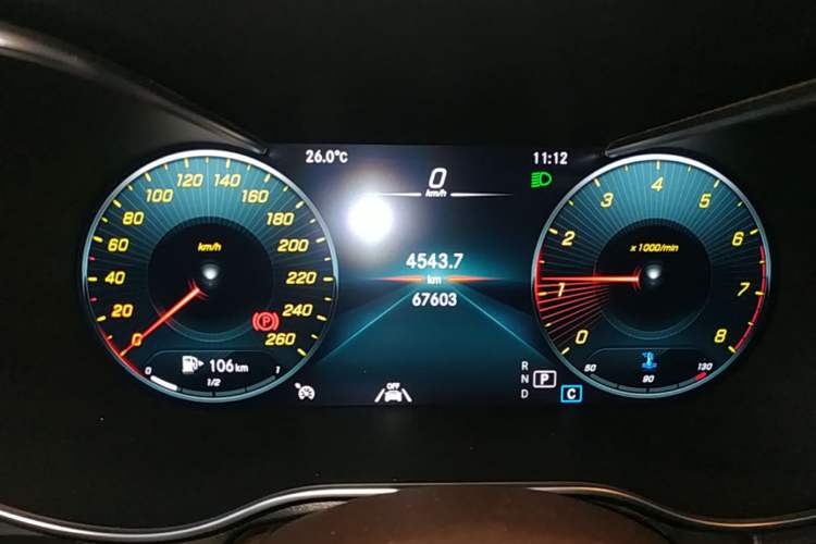 Used Mercedes-Benz GLC 2021 GLC 300 L 4MATIC Dynamic Model Instrument Cluster