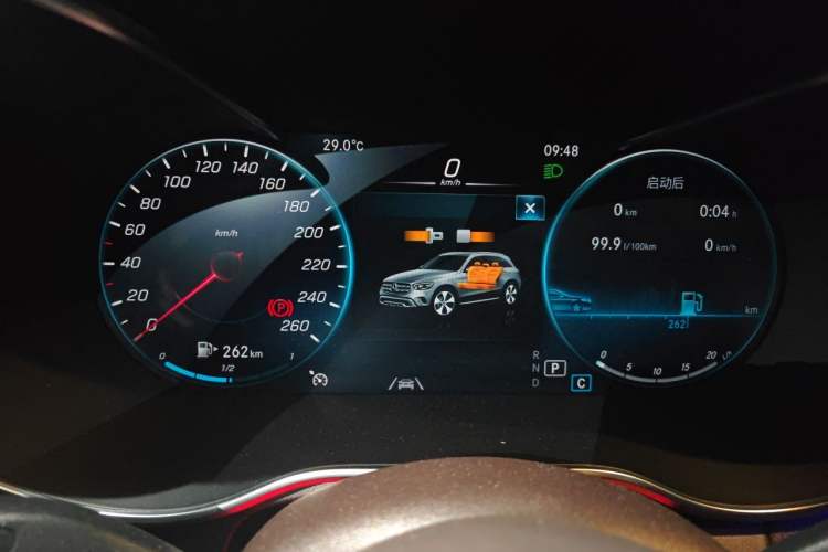 Used Mercedes-Benz GLC 2021 GLC 300 L 4MATIC Luxury Model Instrument Cluster