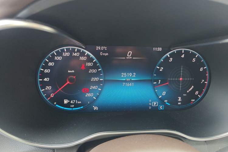 Used Mercedes-Benz GLC 2021 GLC 260 L 4MATIC Luxury Model Instrument Cluster