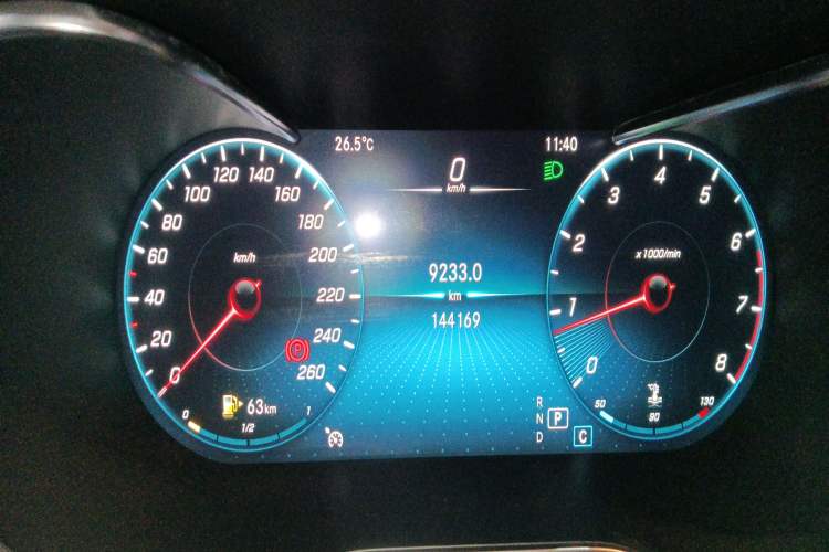 Used Mercedes-Benz GLC 2021 GLC 260 L 4MATIC Luxury Model Instrument Cluster