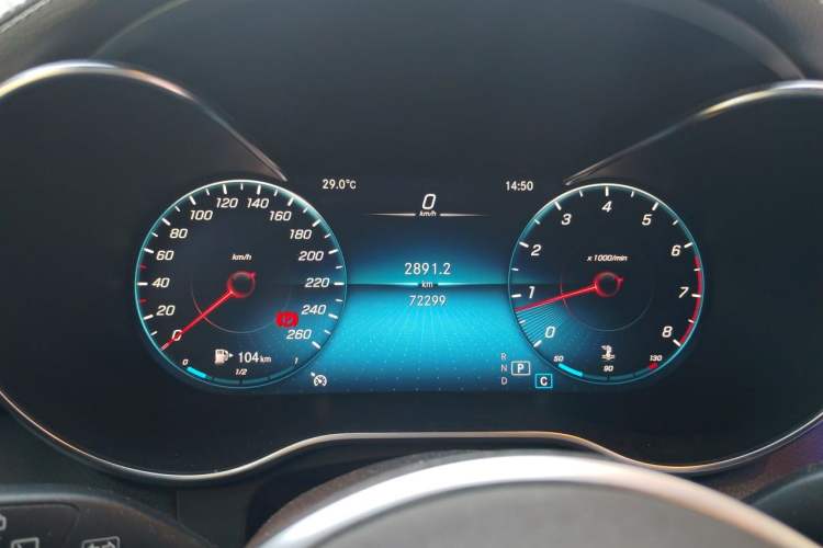 Used Mercedes-Benz GLC 2021 GLC 260 L 4MATIC Luxury Model Instrument Cluster