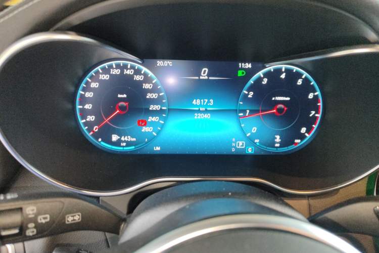 Used Mercedes-Benz GLC 2021 GLC 260 L 4MATIC Luxury Model Instrument Cluster