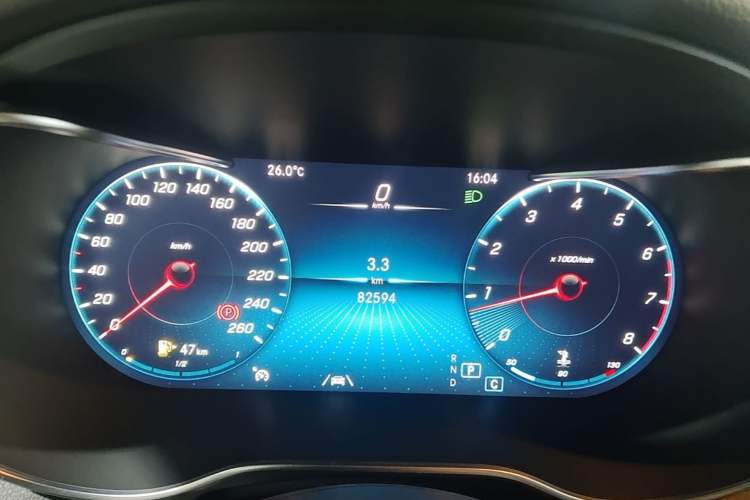 Used Mercedes-Benz GLC 2021 GLC 300 L 4MATIC Dynamic Model Instrument Cluster