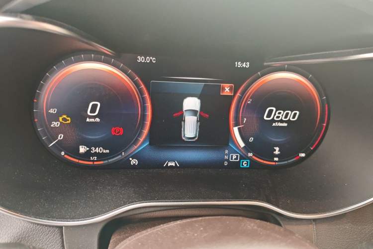Used Mercedes-Benz GLC 2021 GLC 300 L 4MATIC Dynamic Model Instrument Cluster