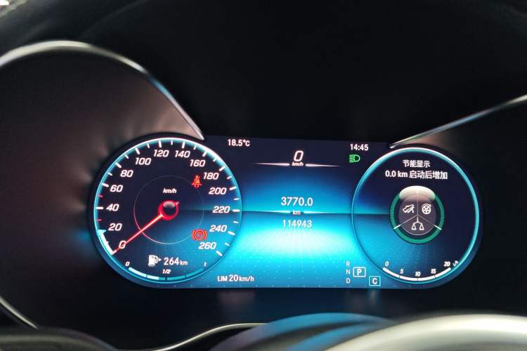 Used Mercedes-Benz GLC 2021 GLC 260 L 4MATIC Luxury Model Instrument Cluster