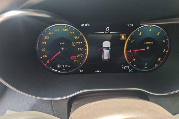 Used Mercedes-Benz GLC 2021 GLC 300 L 4MATIC Dynamic Model Instrument Cluster