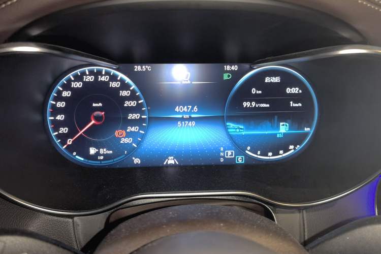 Used Mercedes-Benz GLC 2021 GLC 300 L 4MATIC Dynamic Model Instrument Cluster